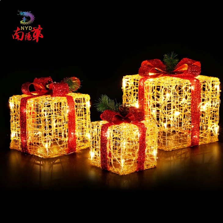 Led Christmas Gift Box