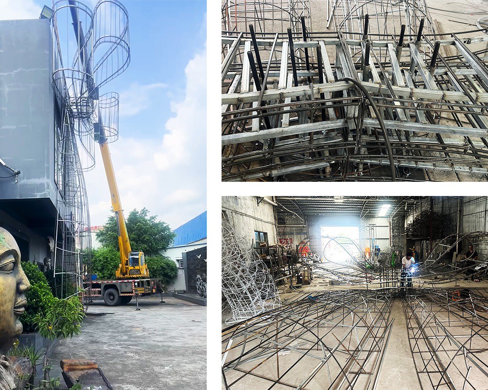 Large Outdoor Lighted Bows Made in China